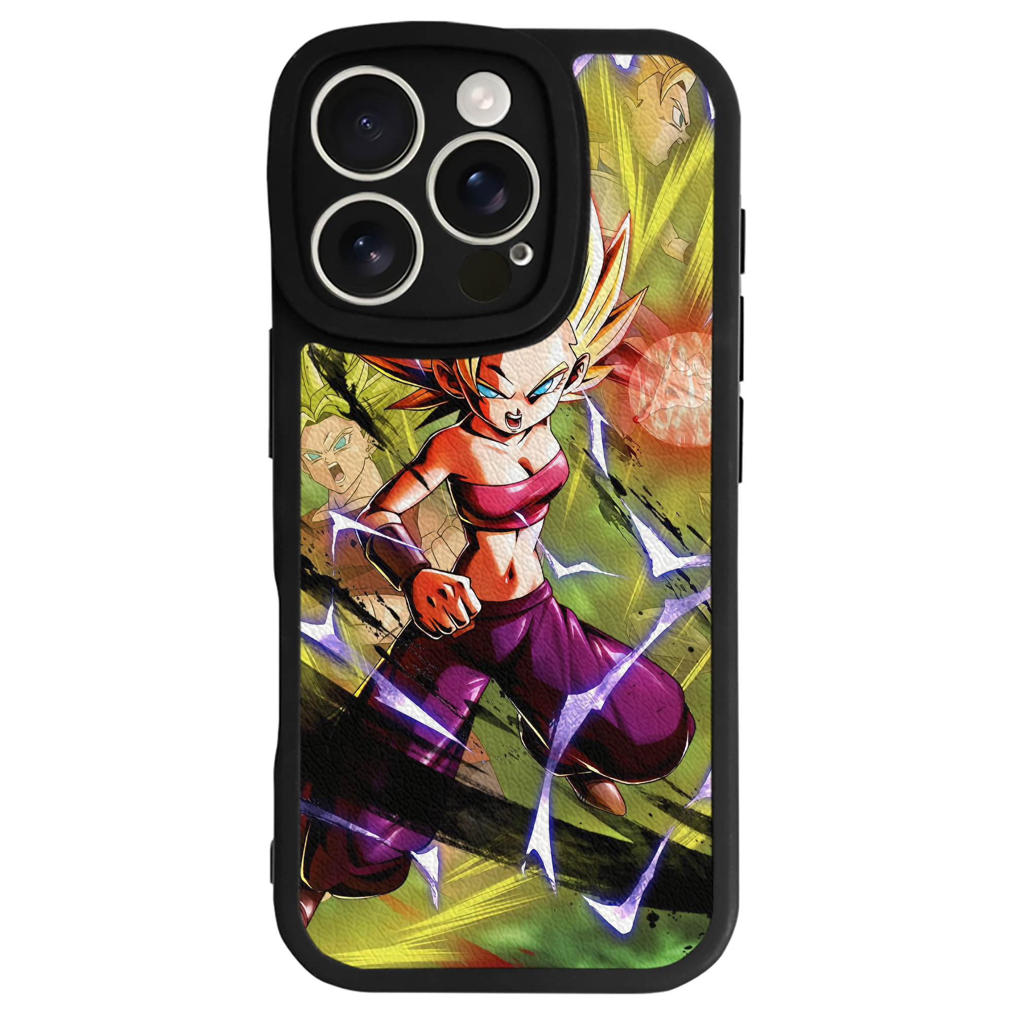 （画像用） ドラゴンボール DRAGON BALL 【iPhone 16シリーズ対応】シリコンスマホケース（レザー調） 材質：シリコン